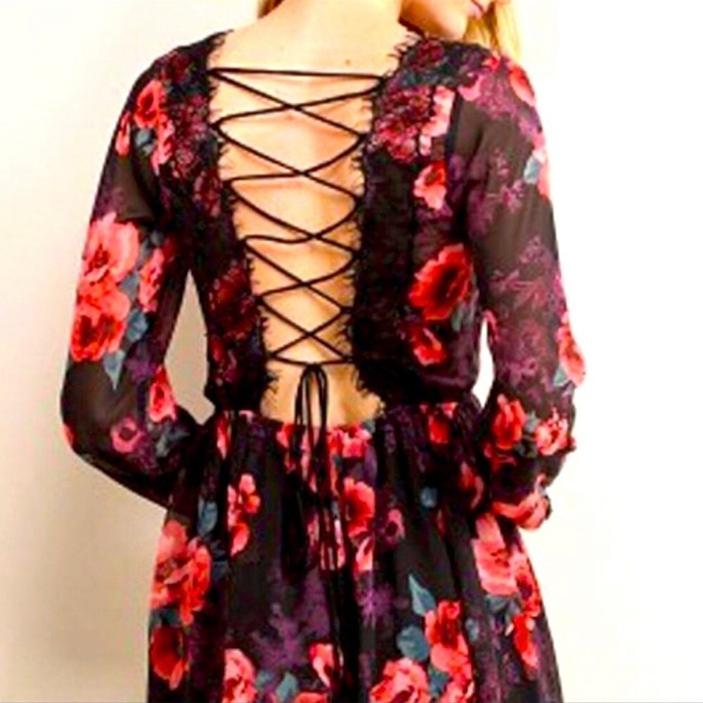 Soiéblu Dress Sleeves Floral Print - Picture 6 of 6